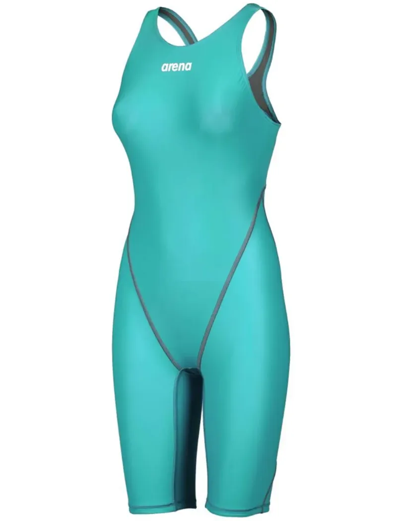 Arena Women's Powerskin ST Next Open Back Aquamarine